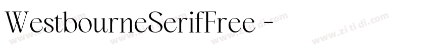 WestbourneSerifFree 字体转换